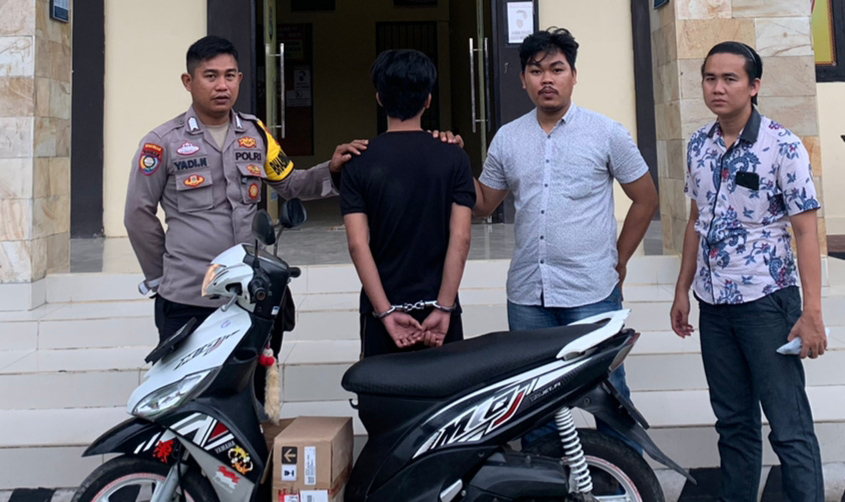 Pemuda 18 Tahun Ditangkap, Terlibat 10 Kasus Curanmor dan Tipu Gelap