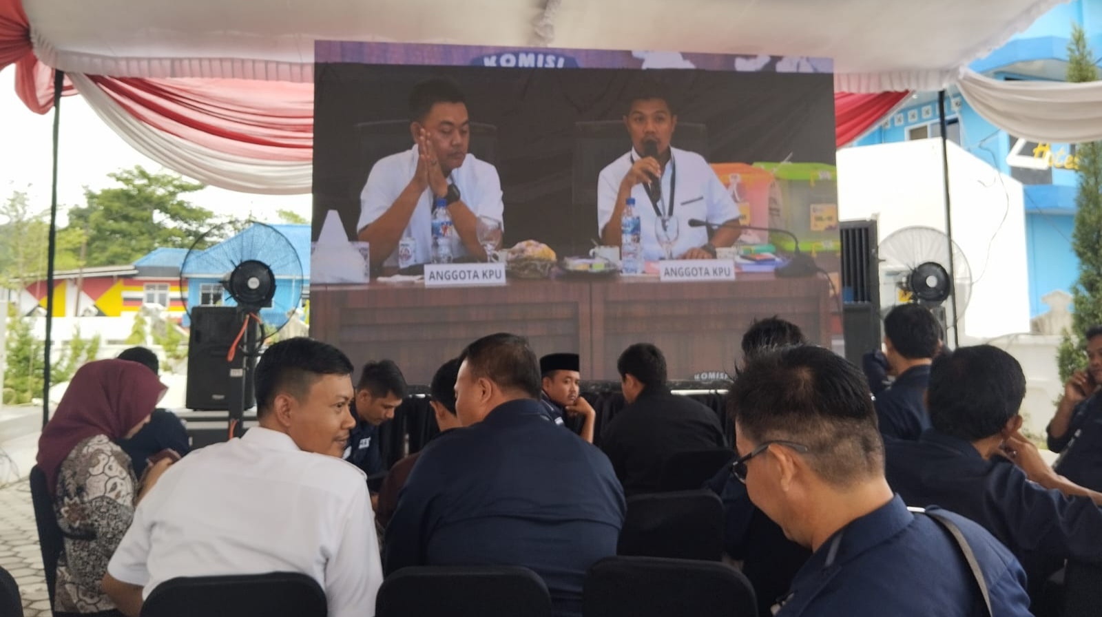 Rekapitulasi Tungsura, Paslon Bupati dan Wabup Tanggamus Saleh Asnawi - Agus Suranto Raih 73,44 Persen Suara