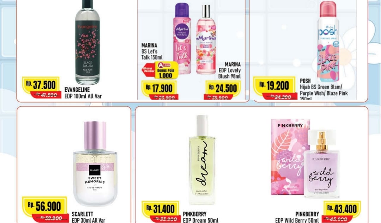 Promo Parfum Wanita di Alfamart, Budget Murah Dengan Harum Tetap Semerbak, Ini Produknya