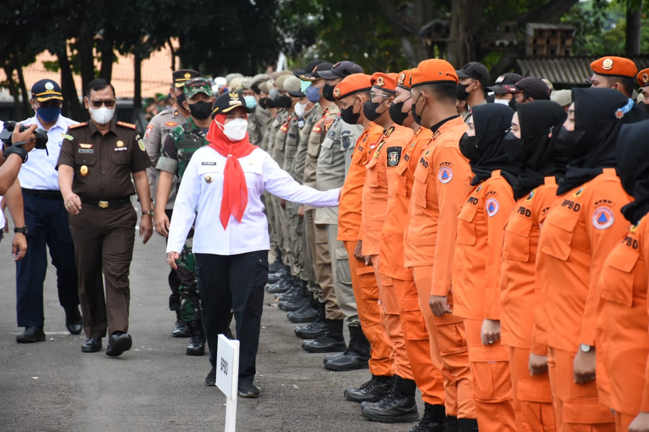 1.510 Person Disiapkan Pada Apel Siaga Bencana 2022 Kota Bandar Lampung