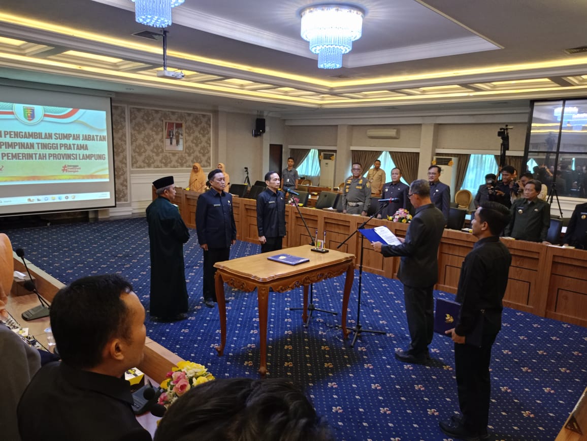 Akhirnya, Kepala Dinas ESDM Lampung Definitif Dilantik