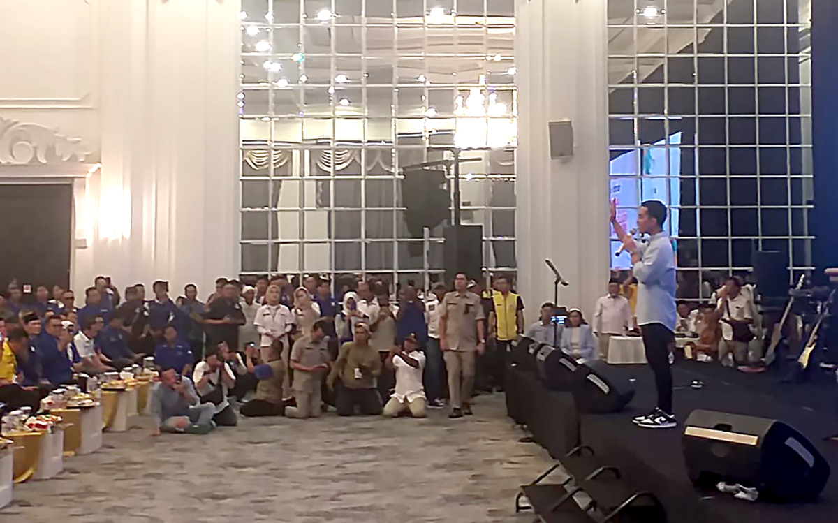 Bertemu Kader Koalisi Lampung, Gibran Yakin Menang Satu Putaran
