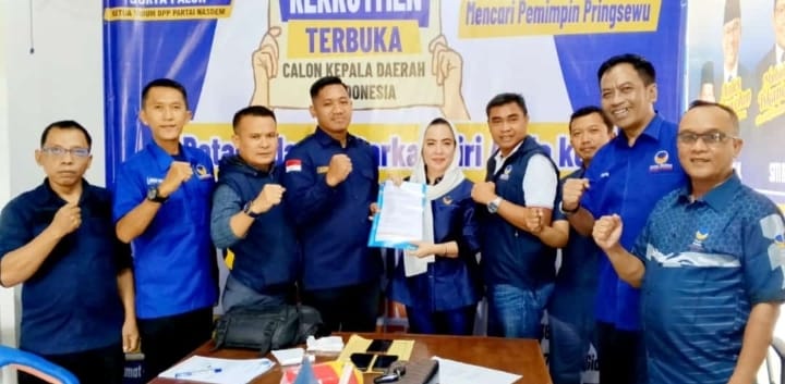 Nasdem Pringsewu Serahkan 13 Nama ke DPW