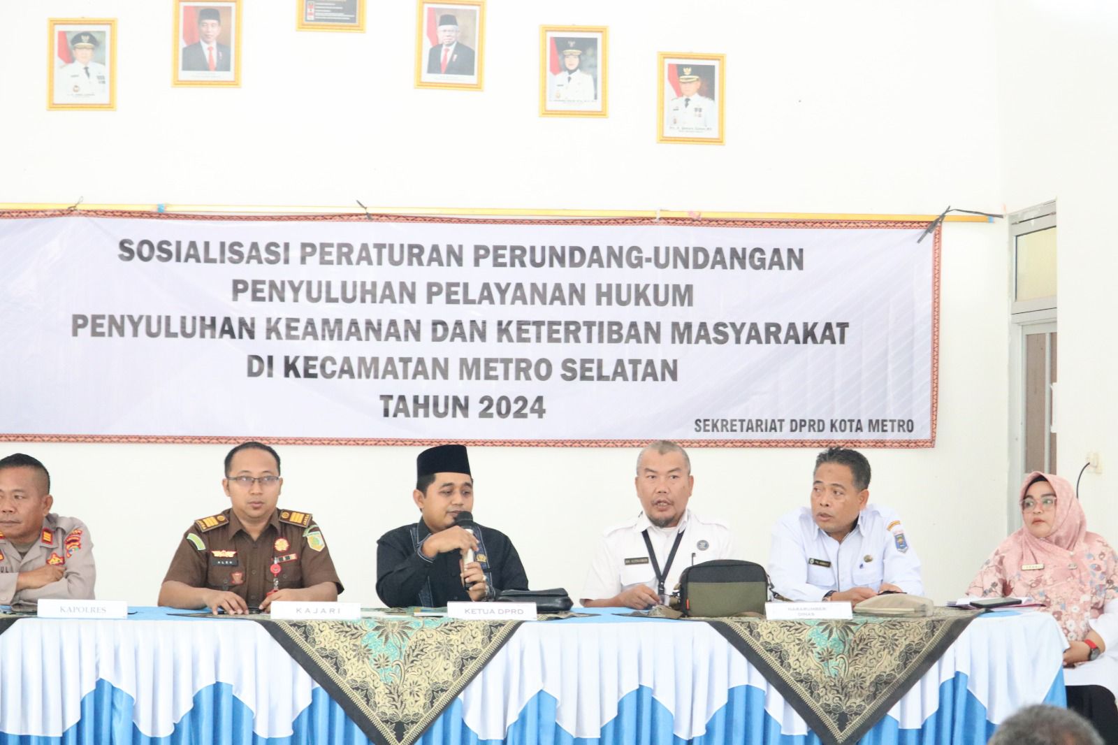 DPRD Kota Metro Sosialisasikan Perda ke Masyarakat