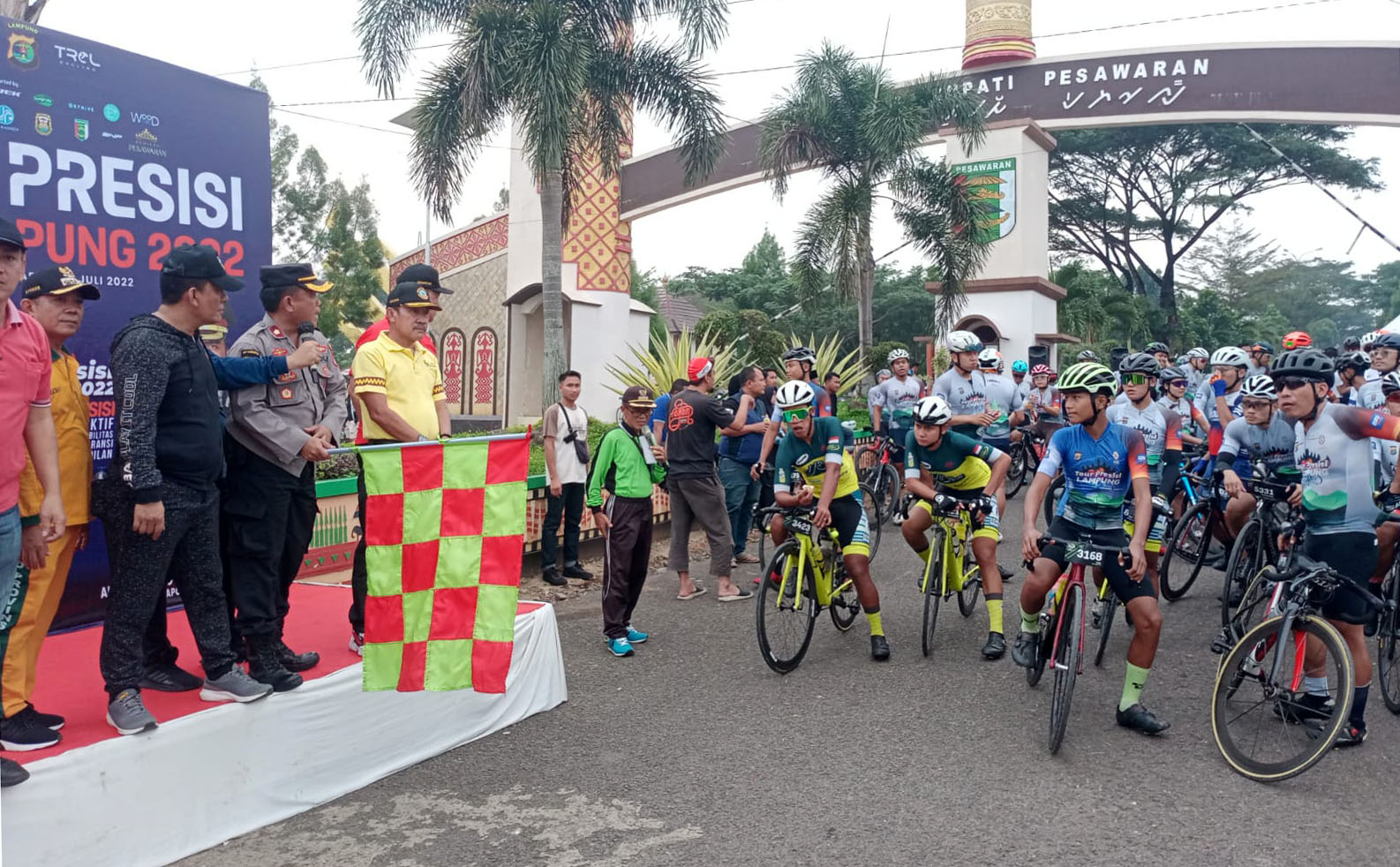 Lintasi Pesawaran, Peserta Tur Presisi Berhadapan Dengan Ini
