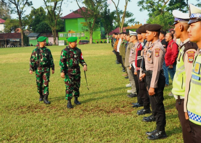 Apel Kesiapan Kunker Presiden Jokowi ke Tanggamus, Polres-Kodim Fokus 5 Titik Pengamanan 