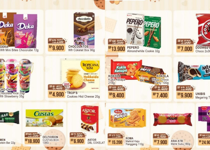 Promo Biskuit Murah di Alfamart, Cocok Jadi Teman Minum Teh atau Kopi!