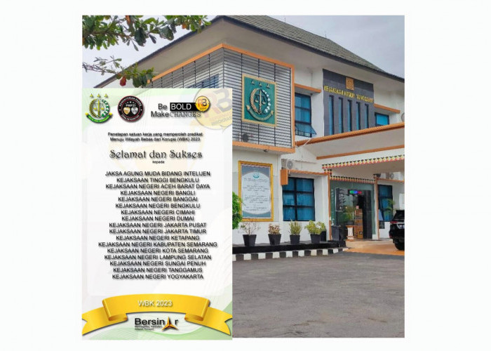 Raih WBK 2023, Kejari Tanggamus Lampung Bersiap Menuju Wilayah Birokrasi Bersih Melayani 