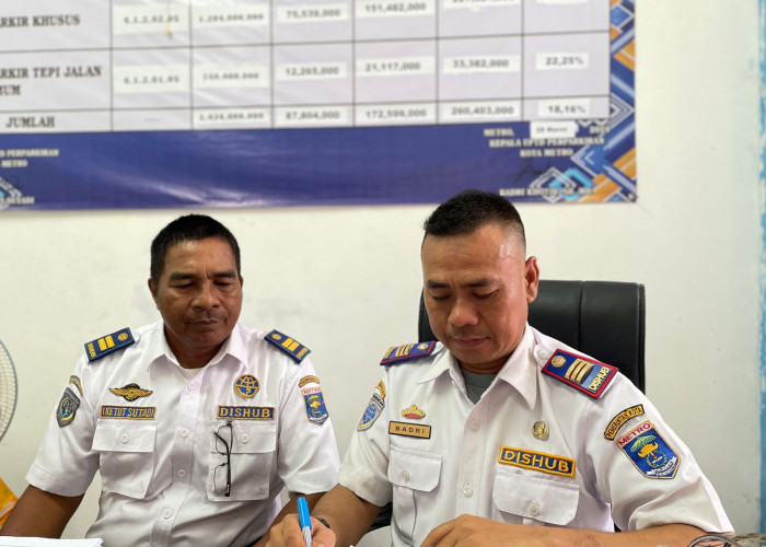 Target Meningkat, UPTD Perparkiran Metro Maksimalkan Penarikan Retribusi Parkir