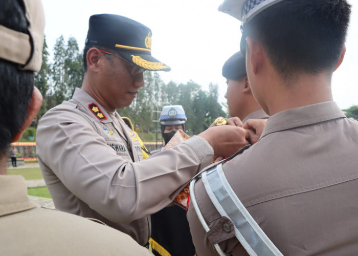 Siap Amankan Pemilu 2024, Polres Tanggamus Sinergi Gelar Pasukan Operasi Mantap Brata