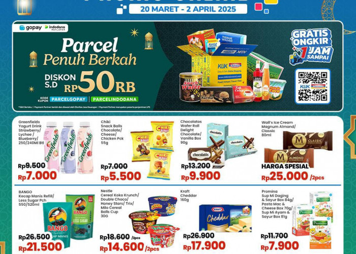 Promo Indomaret Online Spesial Parcel Lebaran, Nikmati Deretan Diskon Cemilan Murah, Sabtu 29 Maret 2025 