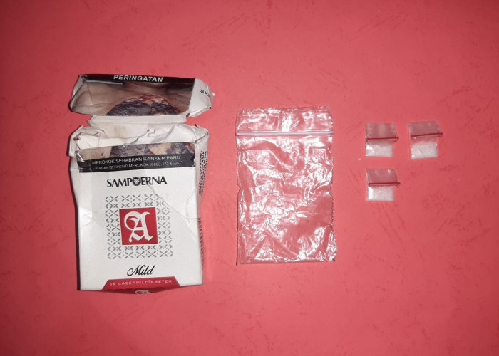 Simpan Shabu Dikotak Rokok, Pria di Pesisir Barat Lampung Diringkus Polisi