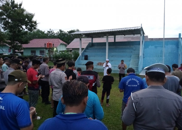 Bentuk Dukungan, Polres Way Kanan bersama Tokoh Agama Doa Bersama Korban Tragedi Stadion Kanjuruhan