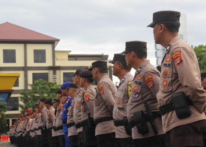 160 Polisi Diterjunkan untuk Amankan Kampanye Hari Pertama Pilwakot Bandar Lampung