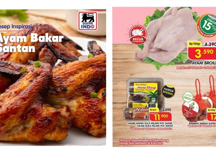 Promo Superindo Menu Sat Set Ramadhan untuk Bahan Ayam Bakar Santan