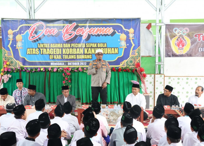 Warga Lintas Agama Tulang Bawang Kirim Doa untuk Korban Terdampak Tragedi Kanjuruhan