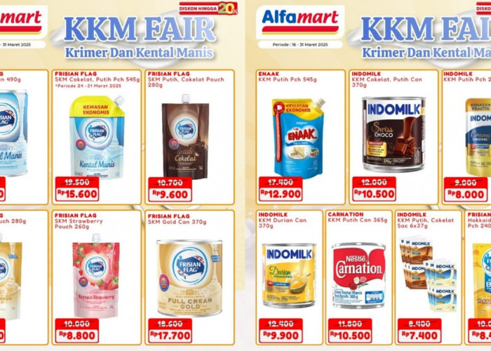Belanja Murah KKM Fair di Alfamart, Cek Daftar Produk Krimmer dan Kental Manis Pilihan Untuk Teman Buka Puasa