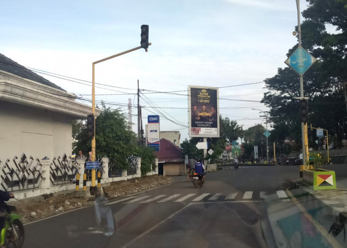 Traffic Light di Kotaagung Belum Juga Menyala, Kondisi Lalu lintas Jadi begini  