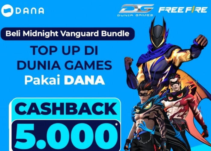 Cashback Saldo DANA Dengan Beli Minight Vanguard Bundle, Berlaku Sampai 19 Mei 2025!