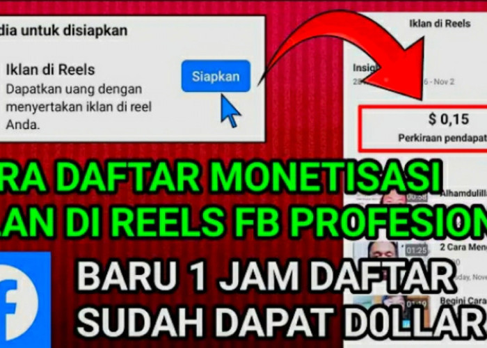 Buat Pejuang Reels, Ini Cara Cepat Monetisasi Iklan Konten Facebook Pro