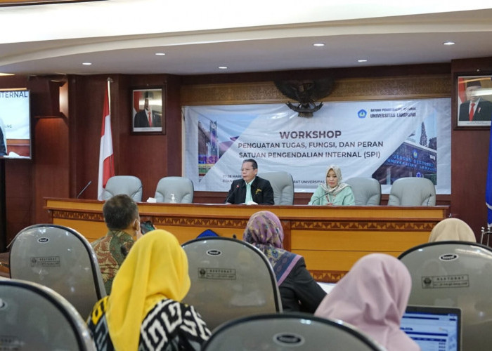 Perkuat Pengendalian Internal, SPI Unila Gelar Workshop