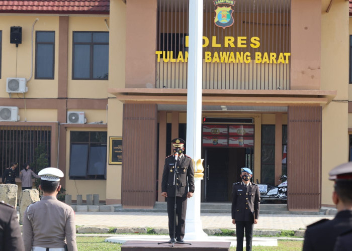 Pimpin Upacara Hari Kesaktian Pancasila, Waka Polres Tubaba: Jaga Selalu Persatuan dan Kesatuan Negeri!