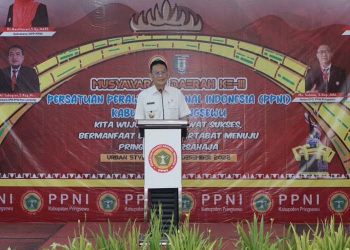 Pesan Pj. Bupati Pringsewu untuk Perawat, Beri Pelayanan Dengan Hati!