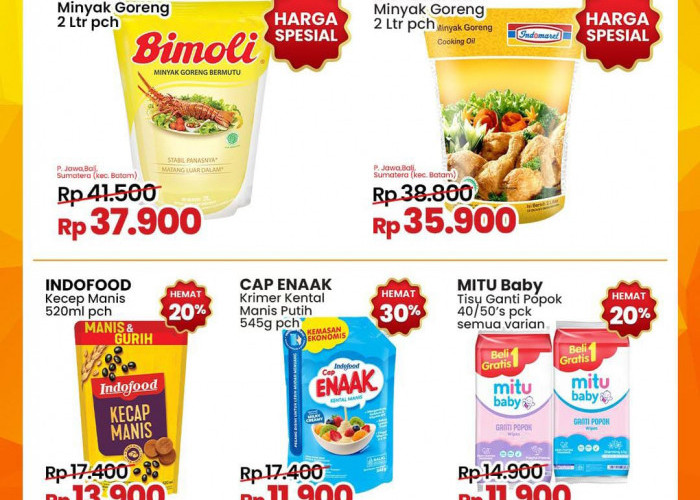 Promo Indomaret Spesial Tebus Murah Kamis 13 Februari 2025, Ada Diskon Minyak Goreng 2 Liter Rp 37 Ribu