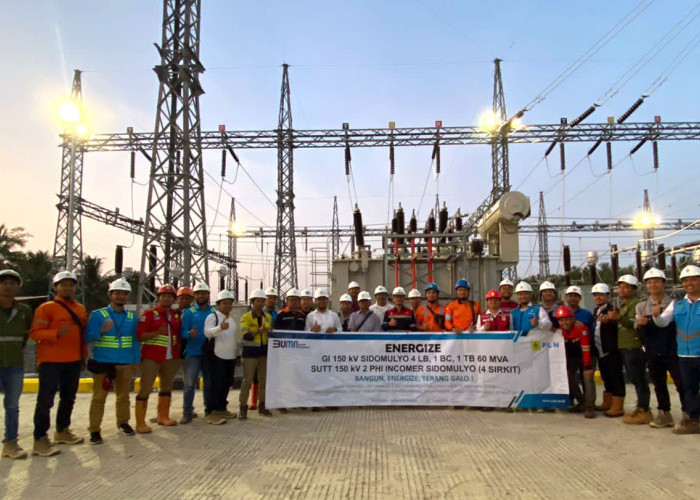 PLN Perkuat Kelistrikan Melalui Operasi Gardu Induk 150 kV Sidomulyo