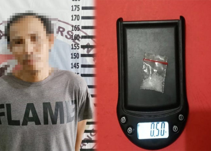 Simpan Sabu, Petani di Tulang Bawang Diciduk Polisi