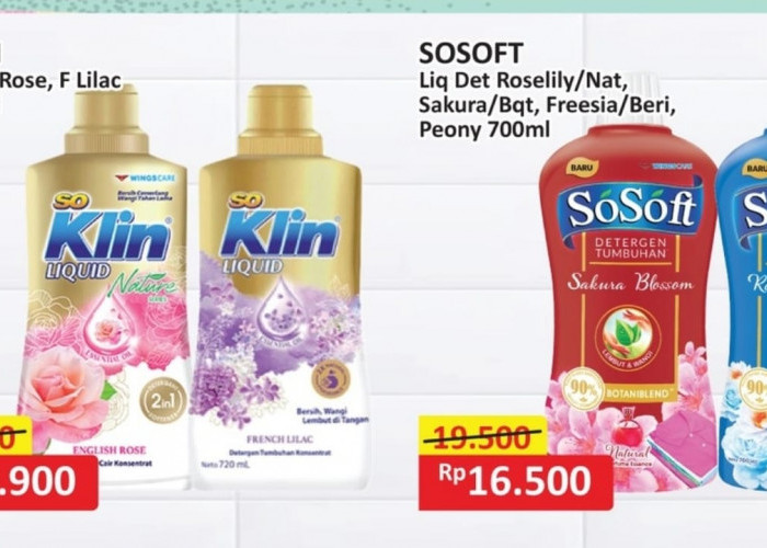 Promo Deterjen Murah Khusus Akhir Pekan di Alfamart, Pakaian Dijamin Bersih dan Wangi Dengan Budget Tetap Irit