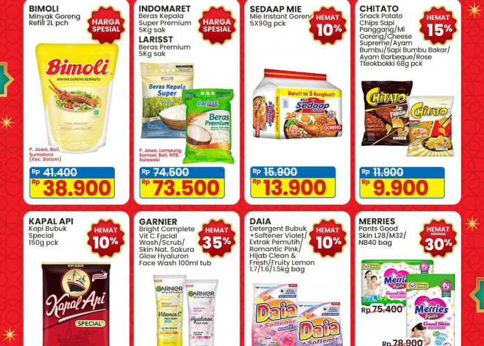 Promo Indomaret Belanja Murah Ramadhan, Senin 11 Maret 2025 Banjir Diskon Mulai 10 Persen 