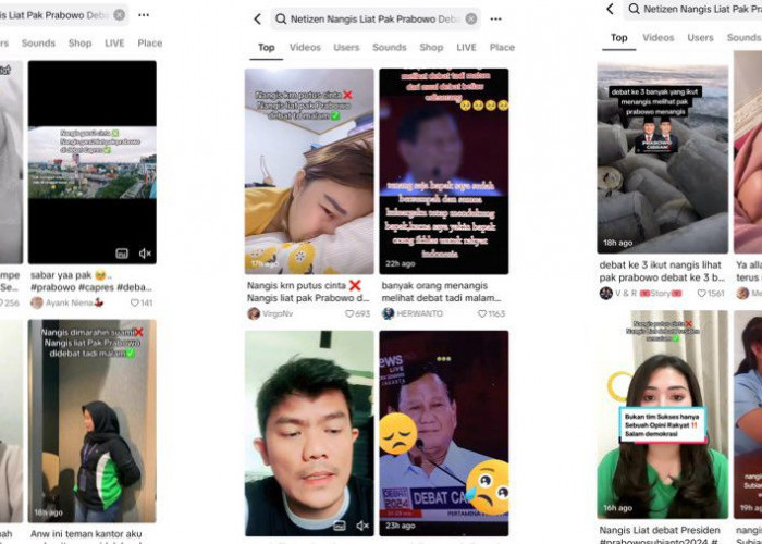 Viral di Medsos Netizen Nangis, Simpati Lihat Prabowo Subianto di Debat Capres