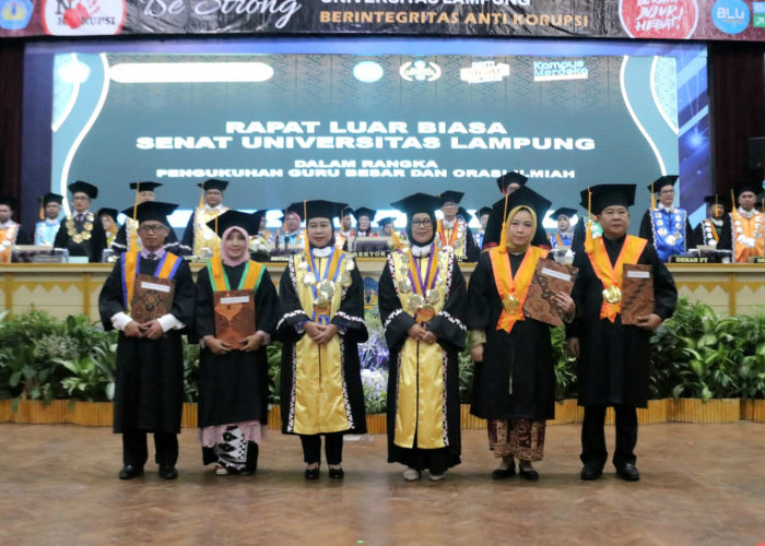 Inilah Harapan Besar Unila Dengan Bertambahnya Guru Besar