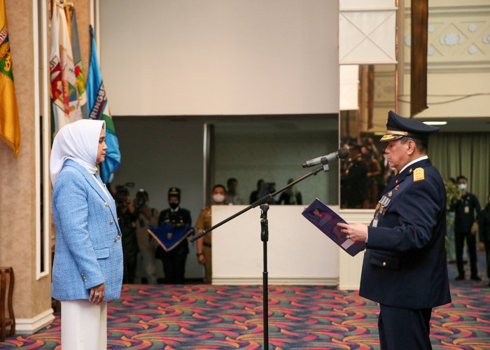 Riana Sari Arinal Dikukuhkan sebagai Bunda Sadar Lalu Lintas Usia Dini Provinsi Lampung Periode 2022-2027