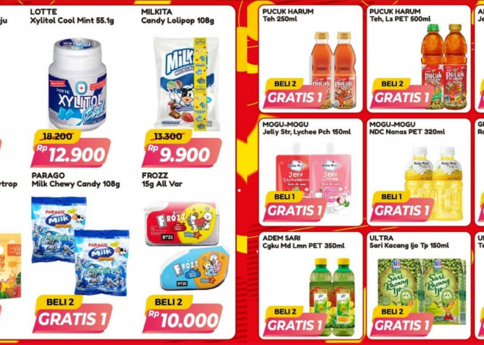 Promo 3.3 Alfamart Kategori Beli 1 Gratis 1, Hanya Berlaku Hari Ini!