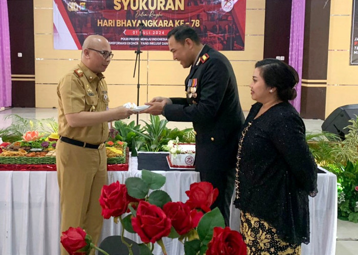 HUT Bhayangkara Ke-78, Sekkab Apresiasi Kinerja Polres Tanggamus 