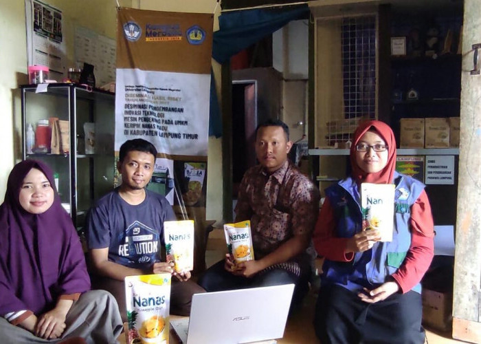 Tim DHR LPPM Unila Desiminasi Pengembangan Inovasi Teknologi Mesin Pengering