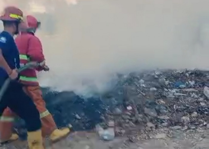 Dahsyat, Dalam 1 Hari, Tiga Kebakaran Lahan di Kota Bandar Lampung Terjadi, Salah Satunya Lahan di TbS