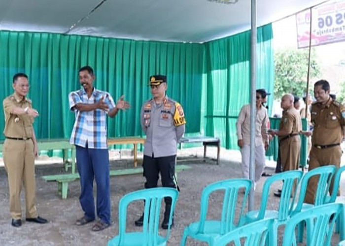 Pemeriksaan Persiapan Pemilu 2024 di Pringsewu Lampung, Forkopimda Cek Logistik Hingga Pendirian TPS 