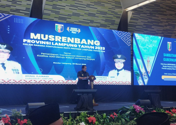 Gubernur Arinal Sampaikan Empat Pokok Perencanaan dan Pembangunan Daerah 2024 Provinsi Lampung