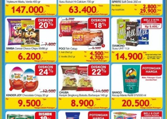 Promo Indogrosir Bandar Lampung Hari Ini 24 Sampai 5 November 2022, Diskon Hingga 50 Persen