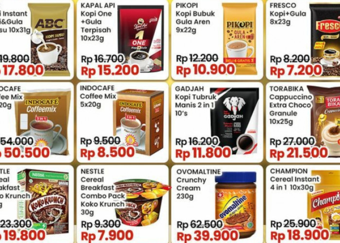 Serbu Promo Indomaret Lampung Spesial Breakfast, Ada Kopi Instan Mulai Rp 7 Ribu, Ini Rinciannya