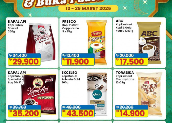 Promo Indomaret Stok Kopi Murah, Dapatkan Diskon Mulai Harga Rp 11 Ribu