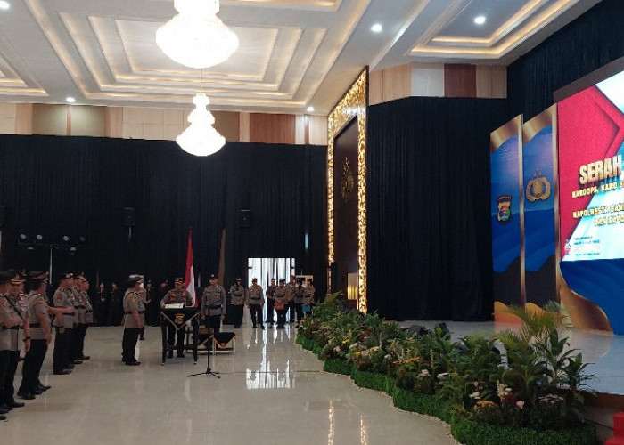 Hari Ini 10 Pejabat Utama Baru Polda Lampung Upacara Sertijab, Ada 3 Kapolres