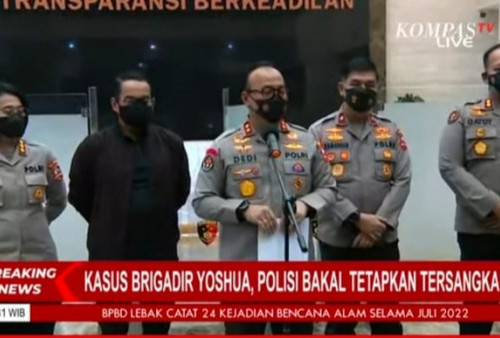 Jadi Tersangka, Bharada E Dijerat Pasal Berlapis 