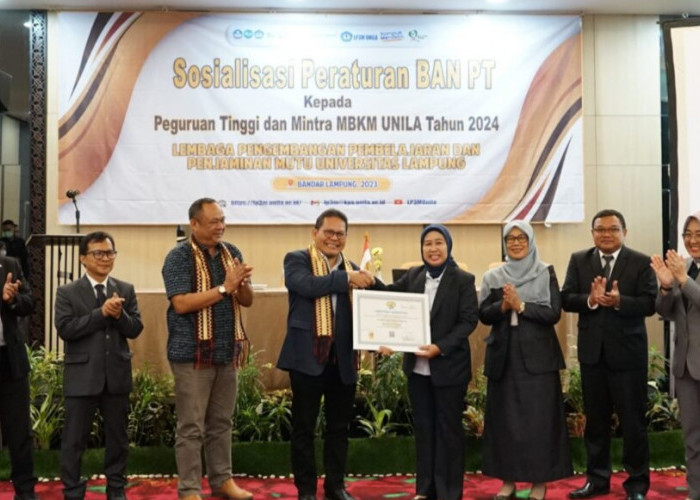 Mantap! Unila Raih Predikat Akreditasi Unggul dari BAN-PT