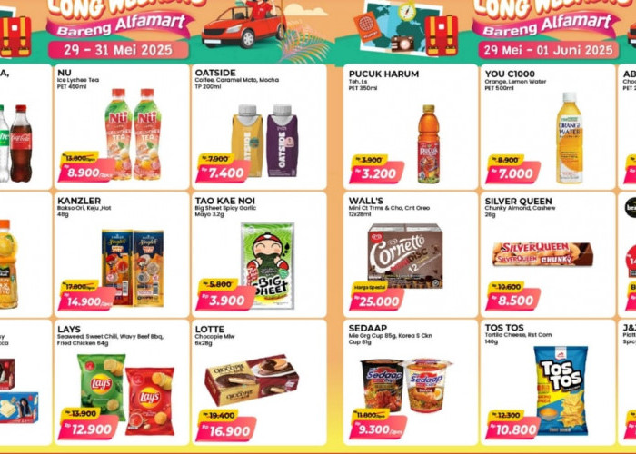 Promo Alfamart Spesial Long Weekend, Stok Camilan Dijamin Full Diskon! Cek Katalognya