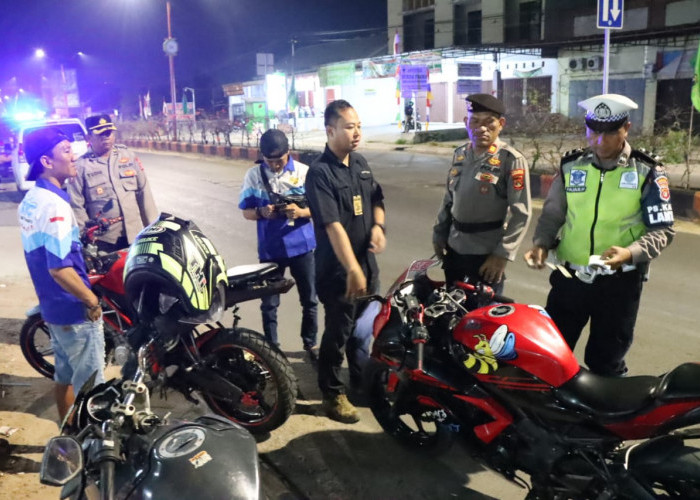 Polres Tulang Bawang Tindak Pelaku Balap Liar di Unit 2