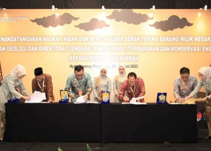 Pj Bupati Tulang Bawang Tanda Tangani Hibah Sumur Bor dari Kementerian ESDM, Cek Lokasinya di Sini